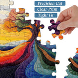 Vibrant Yarn Tree Jigsaw Puzzle 1000 Pieces