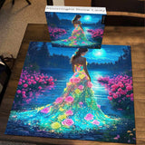 Moonlight Rose Lady Jigsaw Puzzle 1000 Pieces