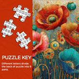 Gilded Blooms Jigsaw Puzzle 1000 Pieces
