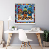Winterdachshunds Puzzles 1000 Stücke