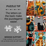 Cat Art Jigsaw Puzzle 1000 Pieces