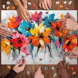 Colorful Floral Charm Jigsaw Puzzle 1000 Pieces
