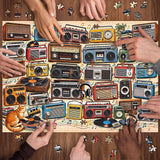 Vibrant Retro Radios Jigsaw Puzzle 1000 Piece