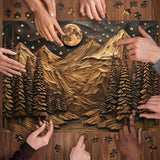 Woodcarving Forest Jigsaw Puzzles 1000 Pieces