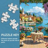 Flower-filled Lakeside Jigsaw Puzzle 1000 Pieces