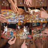 Pawzzle Pounce Jigsaw Puzzle 1000 Pieces