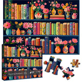 Blooming Bookshelf Jigsaw Puzzles 1000 Pieces