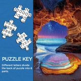 Puzzle Caverne Lumineuse 1000 Pièces