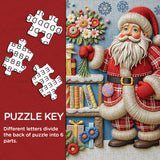 Santa’s Bloomed Blessing Jigsaw Puzzles 1000 Pieces