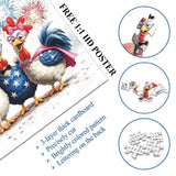 Puzzle artistique de poulets joyeux, 1000 pièces