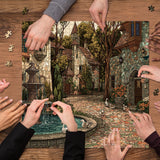 Serene Fountain Puzzle 1000 Teile