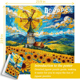 Sunflower Field 1000 Piece Jigsaw Puzzle