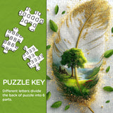 Federoase-Puzzle 1000 Teile