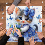 The Sapphire Kitten Jigsaw Puzzle 1000 Pieces
