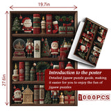Puzzle libreria di natale 1000 pezzo