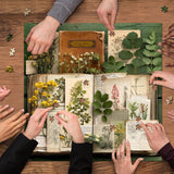 Vintage Botanical Diary Jigsaw Puzzle 1000 Pieces