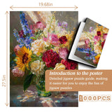 Sunlit Bouquet Jigsaw Puzzle 1000 Pieces