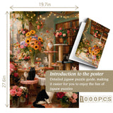 Cozy Cat Cafe Jigsaw Puzzle 1000 Pieces