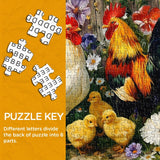 Hahn und Küken Puzzle 1000 Teile