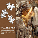 Herbstliches Pferdegalopp-Puzzle 1000 Teile (Kopie)