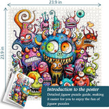Monster Family Puzzle 1000 Teile