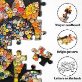 Button Sunflower Jigsaw Puzzles 1000 Pieces