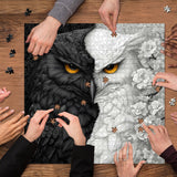 Yin Yang Owl Jigsaw Puzzle 1000 Pieces