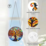 Acrylic Jigsaw Puzzle Suncatcher 80 Pieces