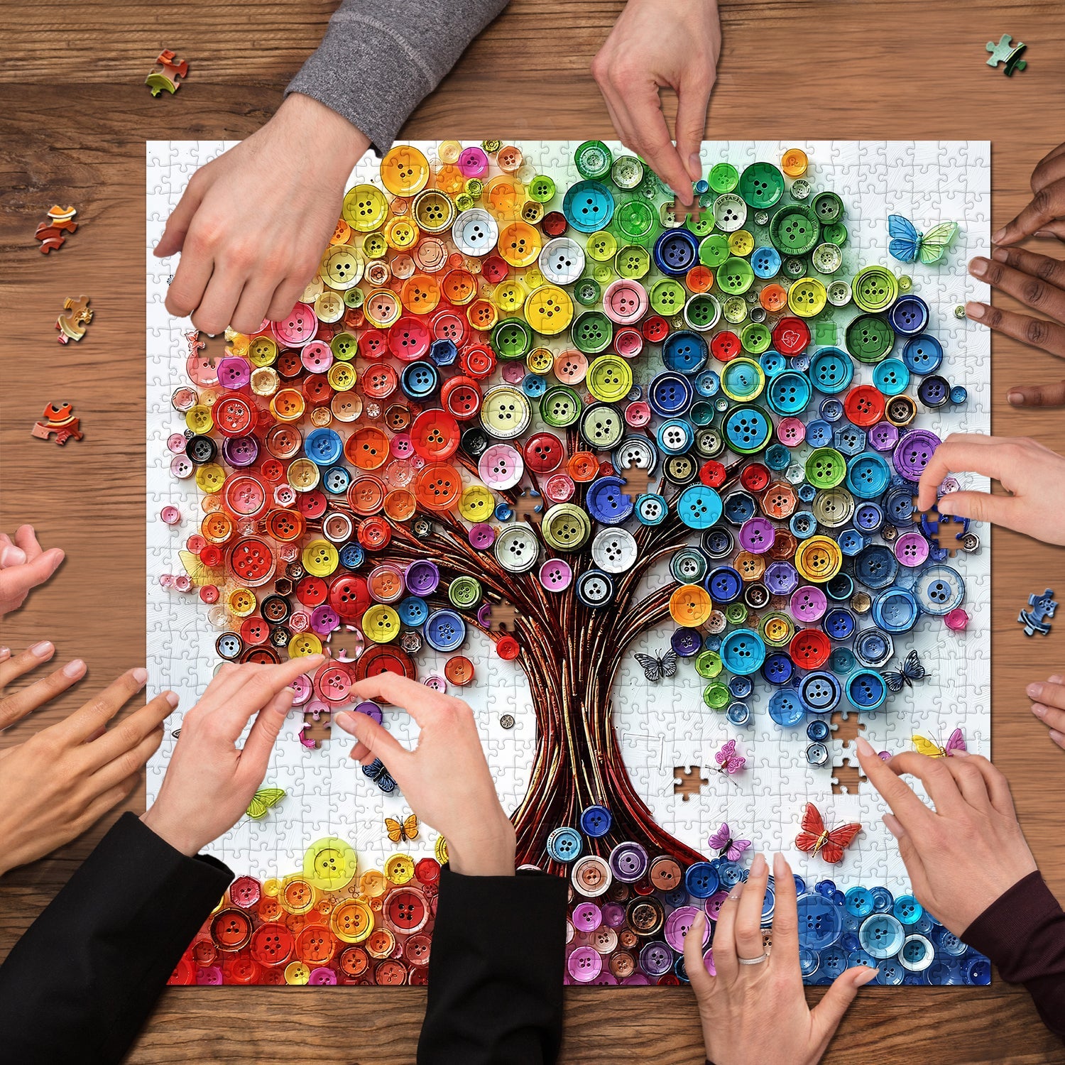 Button Owl Puzzles 1000 Teile – Eulen-Motiv Für Erwachsene Und Familien, Kniffliges Geduldspiel Mit Hochwertiger Verarbeitung Button Owl Puzzles 1000 Teile – Eulen-Motiv Für Erwachsene Und Familien, Kniffliges Geduldspiel Mit Hochwertiger Verarbeitung