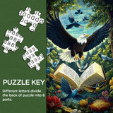 Eagle Plumes Pages Jigsaw Puzzle 1000 Pieces