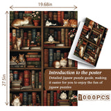 Furry Library Jigsaw Puzzle 1000 Pieces