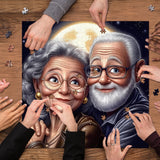 Puzzle Silver Hair Embrace 1000 pièces