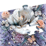 Jeweled Rose Jigsaw Puzzle 1000 Pieces