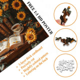 Reading Among Sunflowers Jigsaw Puzzle 1000 Pieces