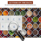 Divertido rompecabezas con plato de especias, 1000 piezas