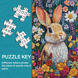 Bunny Among Blooms Jigsaw Puzzles 1000 Pieces
