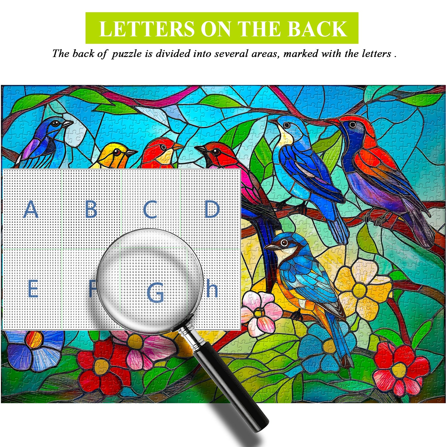 Glass Garden Gala Jigsaw Puzzle 1000 Pieces Closeteyes