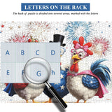 Puzzle artistique de poulets joyeux, 1000 pièces