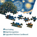 Starry Night Town Jigsaw Puzzle 1000 Pieces