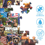 Patriot Dog Jigsaw Puzzle 1000 Pieces
