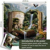 Dreamlike Book Realm Jigsaw Puzzle 1000 Pieces