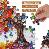 Button Art Tree Jigsaw Puzzle 1000 Pieces