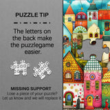 Puzzle Ville colorée 1000 pièces