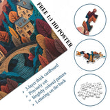 Puzzle del villaggio del tramonto dorato, 1000 pezzi