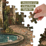 Serene Fountain Puzzle 1000 Teile