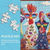Floral Chicks Jigsaw Puzzle 1000 Pieces