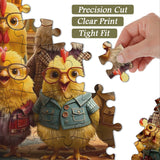 Study Chickens Puzzle 1000 Teile