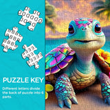 Rainbow Turtle Jigsaw Puzzles 1000 Pieces