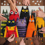 Puzzle con simpatici gatti pelosi, 1000 pezzi