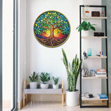 Stained Glass Colorful Tree of Life Jigsaw Puzzle 1000 Pieces